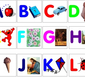 El alfabeto ABCDEFGHI
